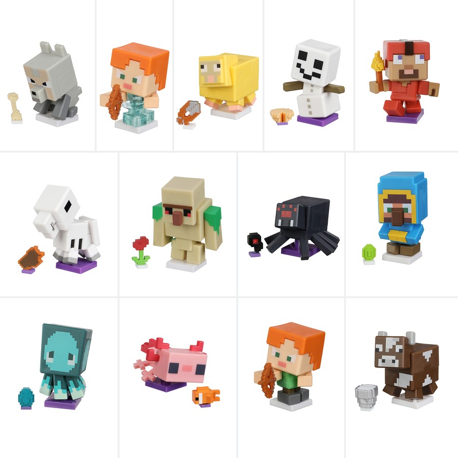 Treasure X Minecraft Caves & Cliffs Multi Pack. Overworld Minecraft  Characters. Mine, Discover & Craft with 10 Levels of Adventure & 12 Mine &  Craft