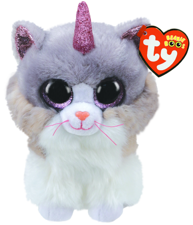BEANIE BOO ASHER CAT WITH HORN REGULAR - Toyworld Frankston