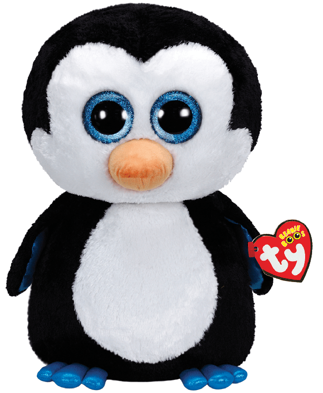 TY BEANIE BOO WADDLES PENGUIN LARGE - Toyworld Frankston