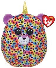BEANIE SQUISH A BOO 10IN GISELLE LEOPARD MULTI - Toyworld Frankston