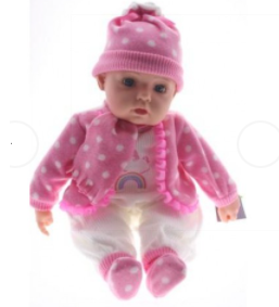 BABY DOLL RILEY PINK - Toyworld Frankston