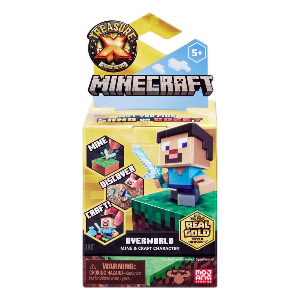 TREASURE X MINECRAFT OVERWORLD - Toyworld Frankston