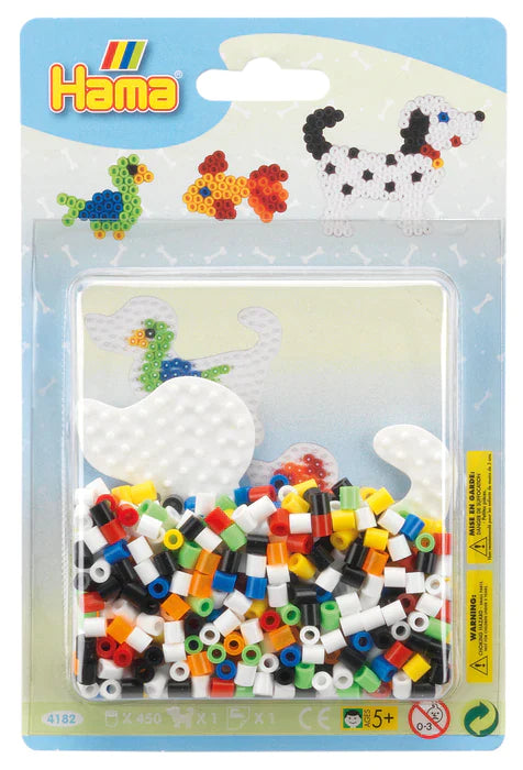 HAMA BEADS SMALL PACK - WHITE DOG