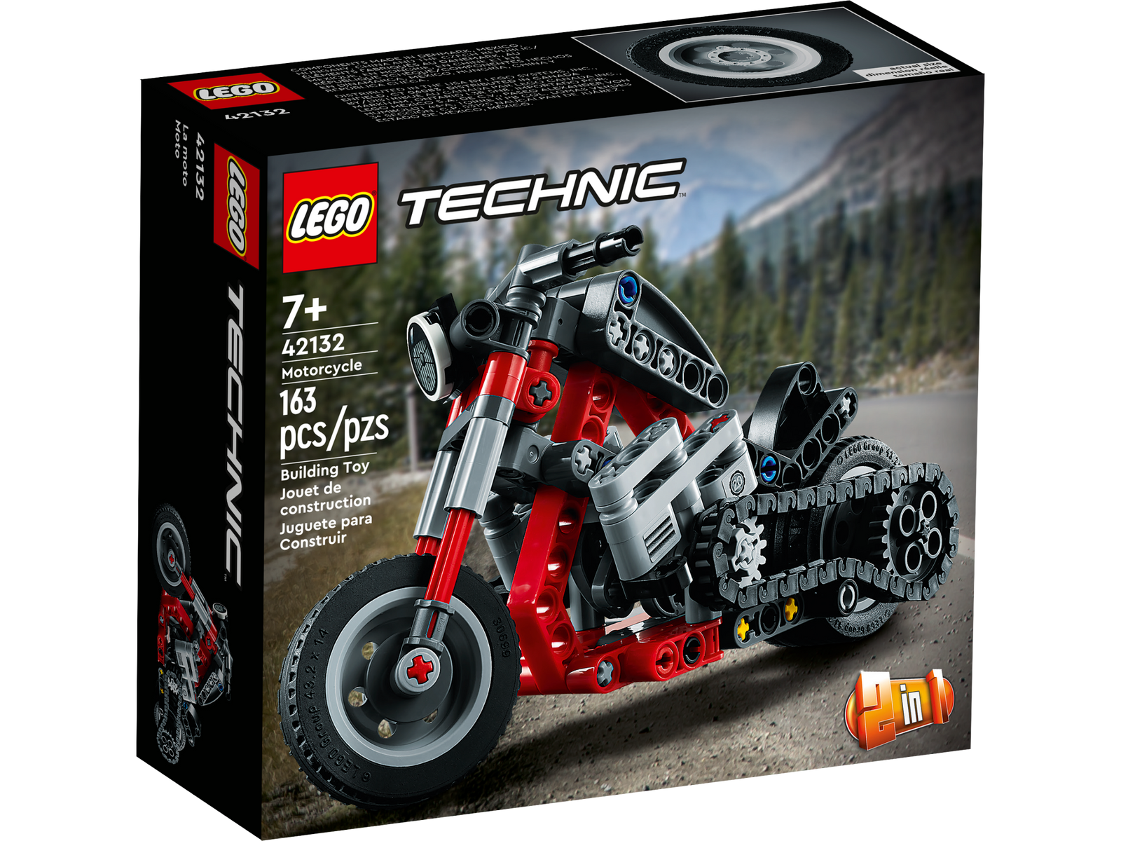 LEGO 42132 TECHNIC MOTORCYCLE - Toyworld Frankston