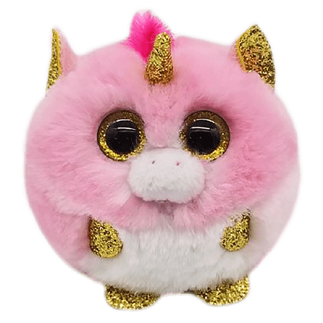 TY BEANIE BALLS - FANTASIA - PINK UNICORN - Toyworld Frankston