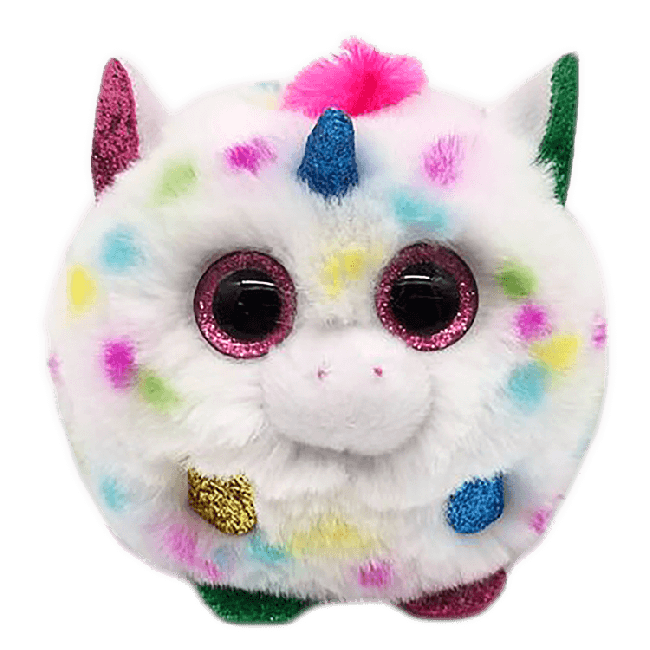 TY BEANIE BALLS - HARMONIE - SPOTTY UNICORN - Toyworld Frankston