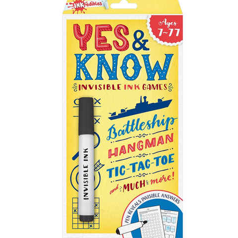 INKREDIBLES INVISIBLE INK YES & KNOW 7-77