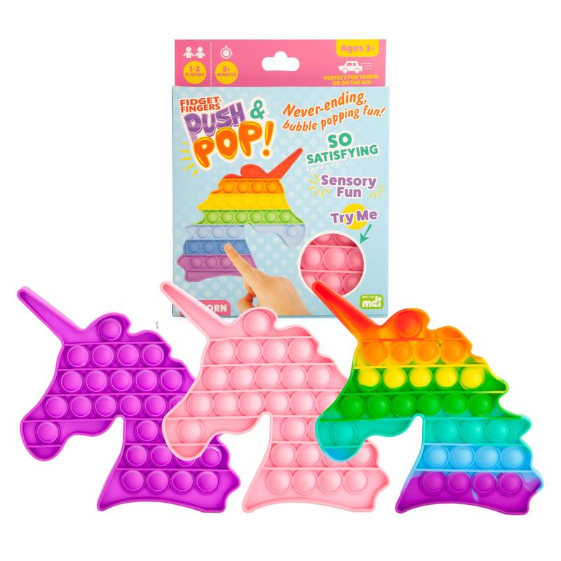 PUSH & POP UNICORN - Toyworld Frankston