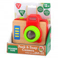 PLAYGO BEECH WOOD PEEK & SNAP CAMERA BATTERY OPERATED - Toyworld Frankston