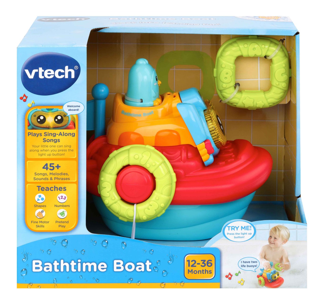 VTECH BATH TIME BOAT - Toyworld Frankston