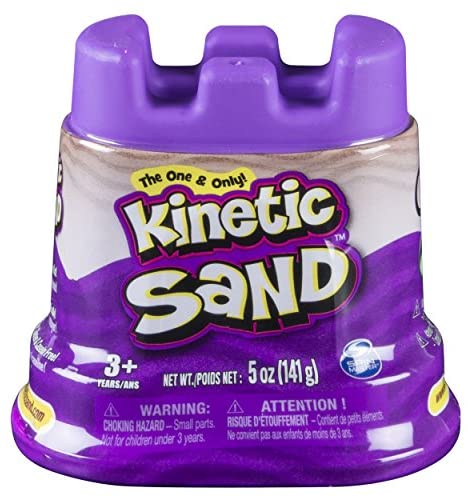 KINETIC SAND CASTLE CONTAINER 5oz - PURPLE - Toyworld Frankston