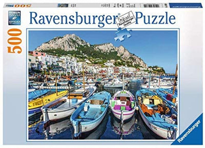 RAVENSBURGER - COLOURFUL MARINA PUZZLE 500PC - Toyworld Frankston