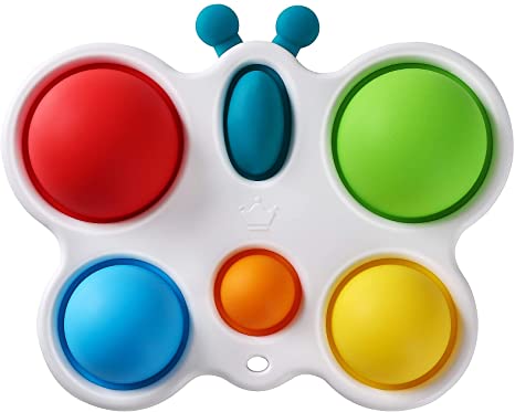 5 DIMPLE SENSORY BUTTERFLY FIDGET - Toyworld Frankston