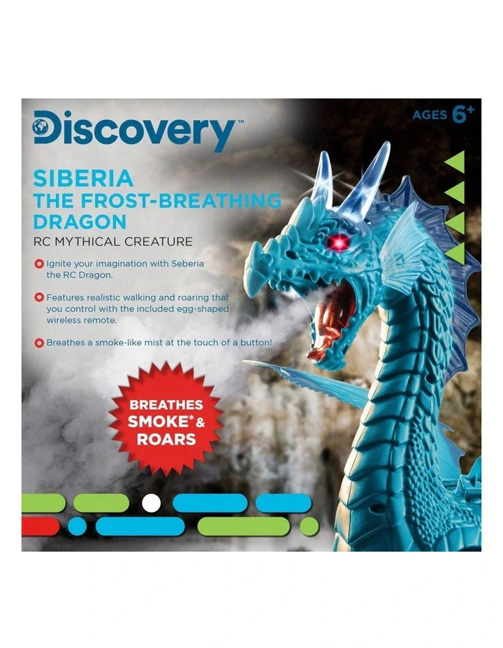 SIBERIA THE FROST BREATHING REMOTE CONTROL DRAGON - Toyworld Frankston