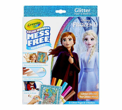 CRAYOLA COLOUR WONDER MESS FREE FROZEN - Toyworld Frankston