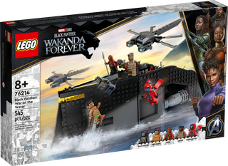 LEGO 76214 BLACK PANTHER WAKANDA FOREVER : WAR ON THE WATER - Toyworld Frankston