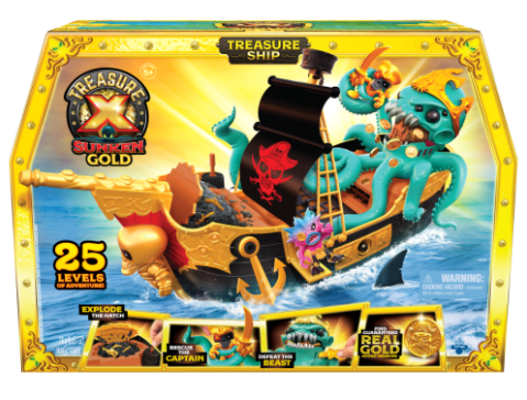 TREASURE X TREASURE SHIP PLAYSET - Toyworld Frankston