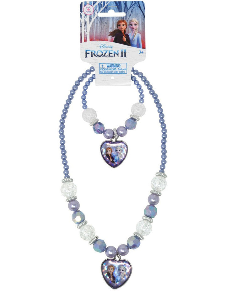 FROZEN 2 ANNA AND ELSA ICE GEM NECKLACE & BRACELET