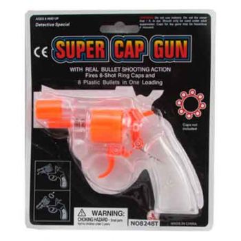 8 SHOT PLASTIC GUN ASST - Toyworld Frankston