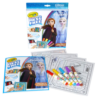 CRAYOLA COLOUR WONDER MESS FREE FROZEN - Toyworld Frankston