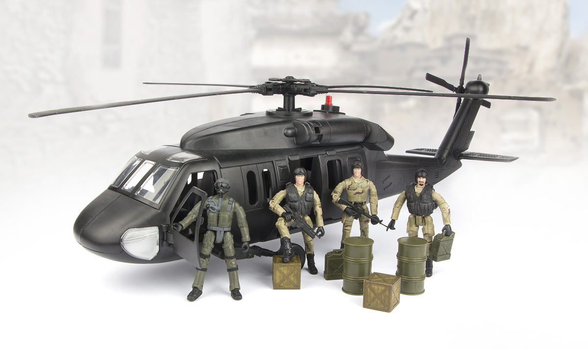 WPK BLACK HAWK HELICOPTER 1:18 - Toyworld Frankston