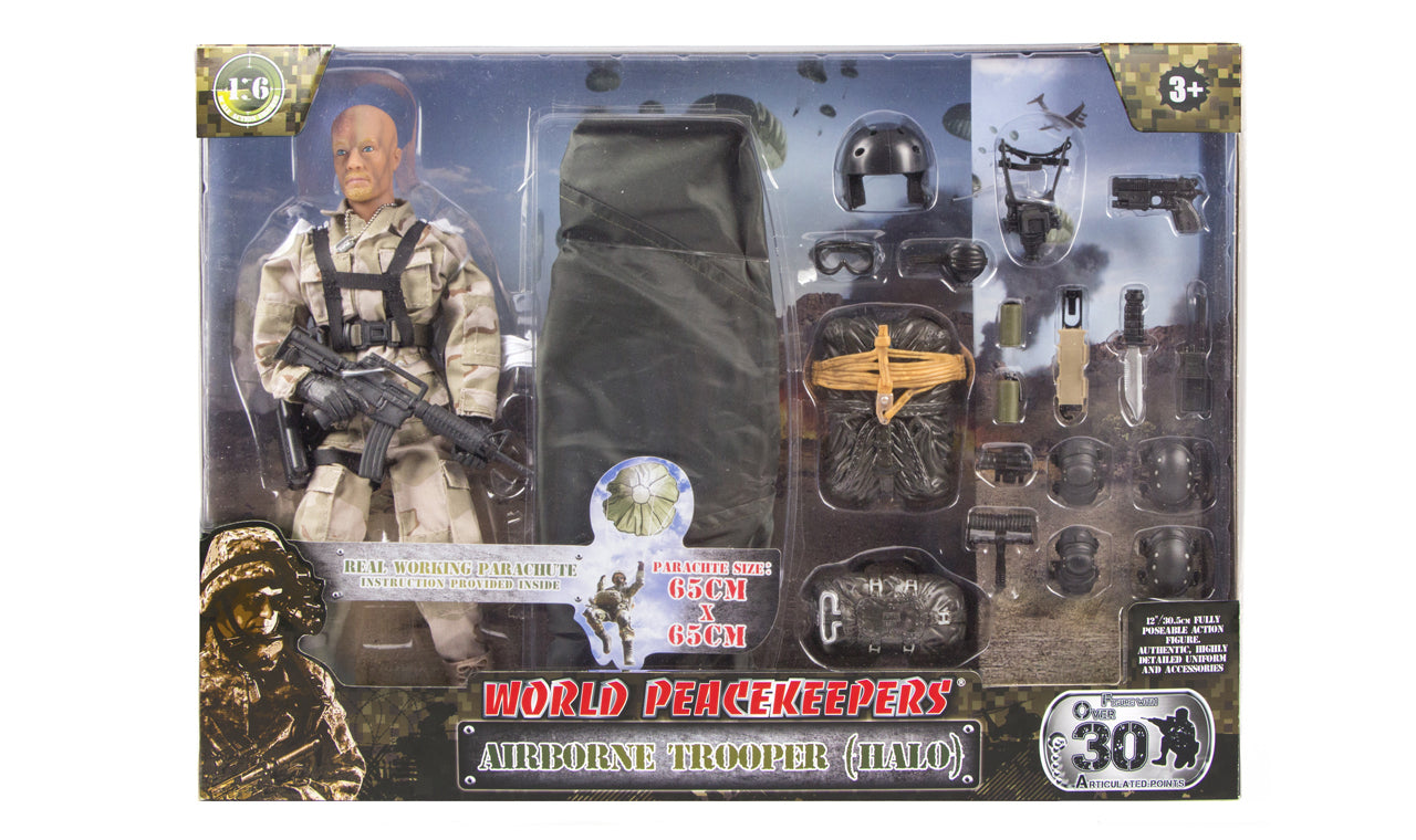 WPK AIRBORNE TROOPER HALO - Toyworld Frankston