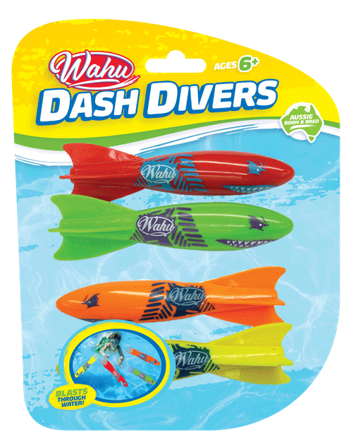 WAHU DASH DIVERS - Toyworld Frankston