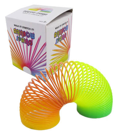 60MM RAINBOW SLINKY - Toyworld Frankston
