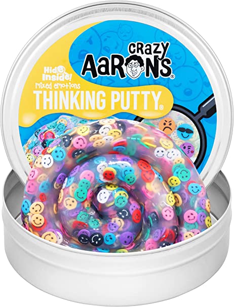 CRAZY AARON'S THINKING PUTTY HIDE INSIDE MIXED EMOTIONS - Toyworld Frankston