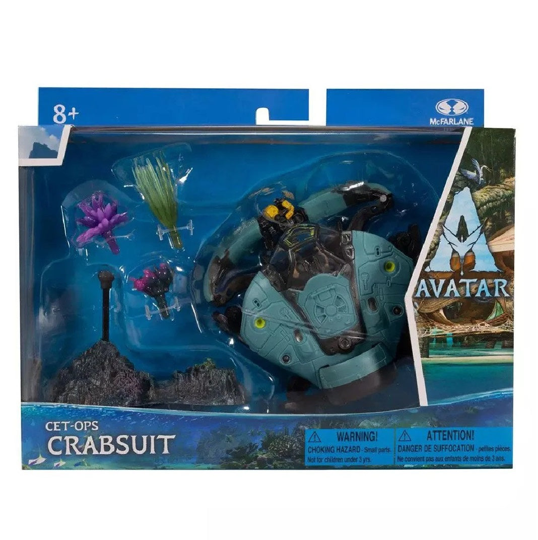 AVATAR WORLD OF PANDORA DELUXE CHARACTER & VEHICLE - CET-OPS CRABSUIT - Toyworld Frankston
