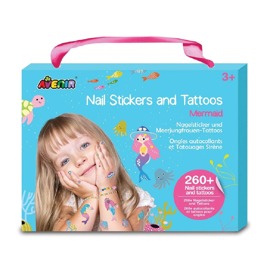 AVENIR NAIL STICKERS AND TATTOOS MERMAID