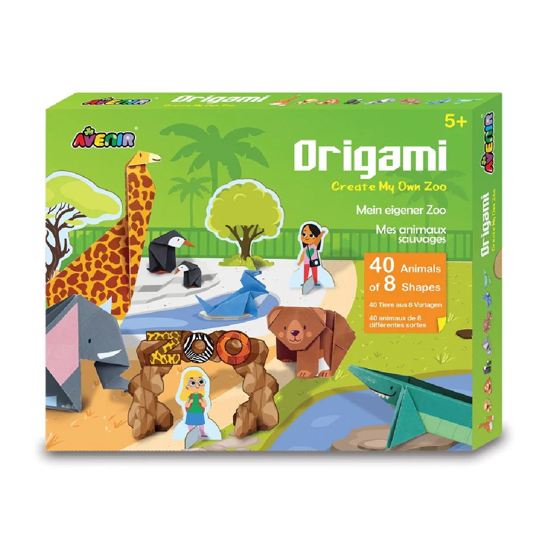 AVENIR ORIGAMI - CREATE MY OWN ZOO