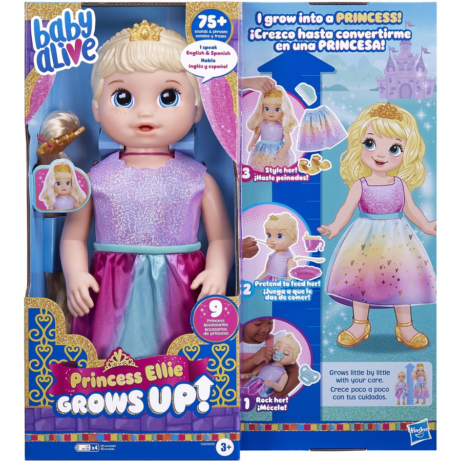 BABY ALIVE - PRINCESS ELLIE GROWS UP - Toyworld Frankston