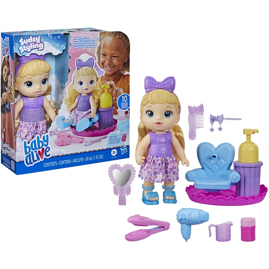 BABY ALIVE - SUDSY STYLING - Toyworld Frankston