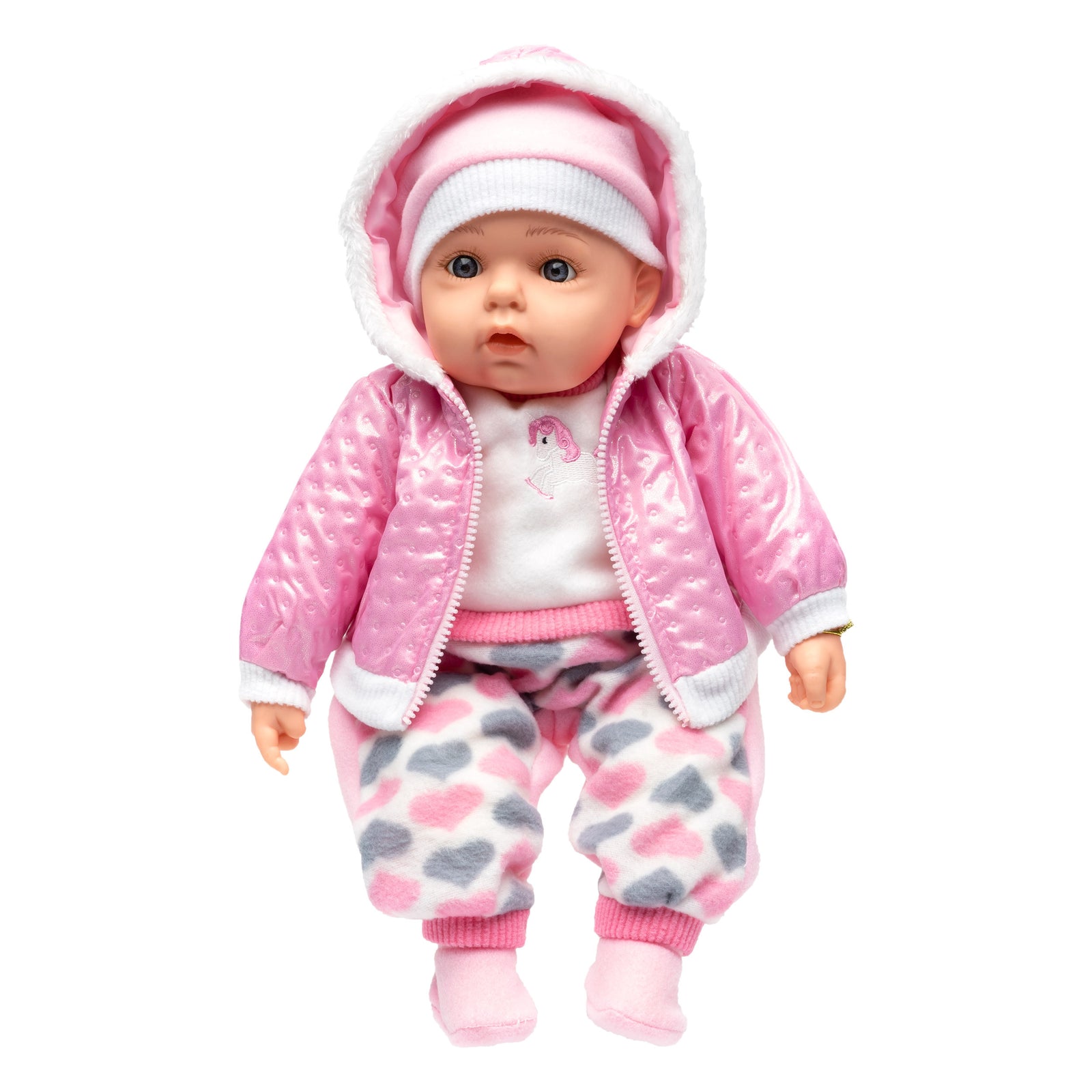 BABY DOLL LIZZY PINK WITH COAT - Toyworld Frankston