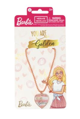 BARBIE YOU ARE GOLDEN NECKLACE - Toyworld Frankston