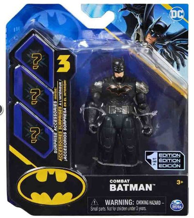 BATMAN 4" FIGURES ASSORT - COMBAT BATMAN - Toyworld Frankston