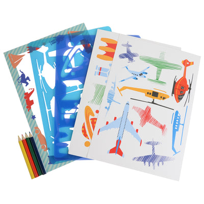 STENCIL AND PENCIL DOUBLE PACK UP IN THE SKY - Toyworld Frankston