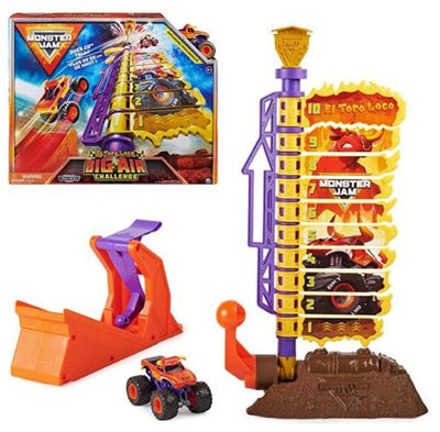 MONSTER JAM 1:64 EL TORO LOCO BIG AIR CHALLENGE SET - Toyworld Frankston