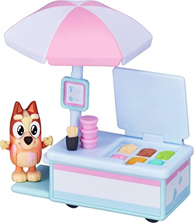 BLUEY VEHICLE & FIGURE BINGOS ICE CREAM CART