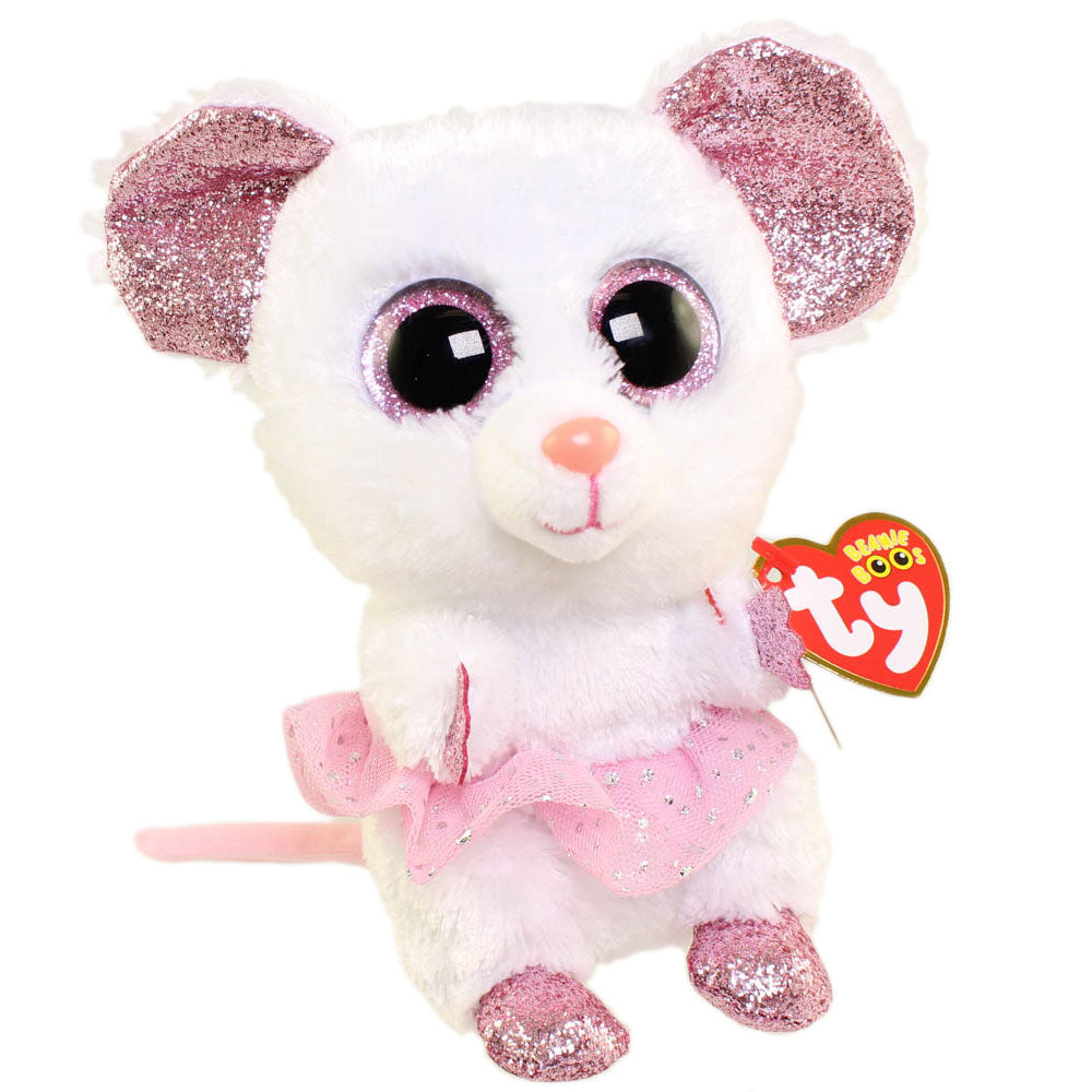 TY BEANIE BOOS MEDIUM NINA MOUSE - Toyworld Frankston