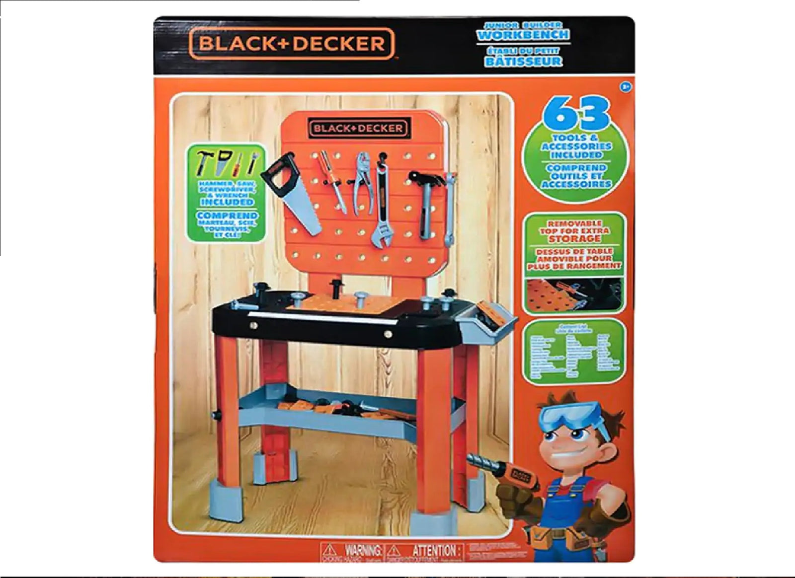 B&D JUNIOR BUILDER WORKBENCH - Toyworld Frankston