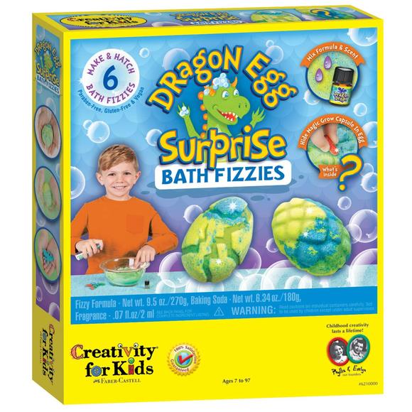 CREATIVITY FOR KIDS DRAGON EGG BATH FIZZIES