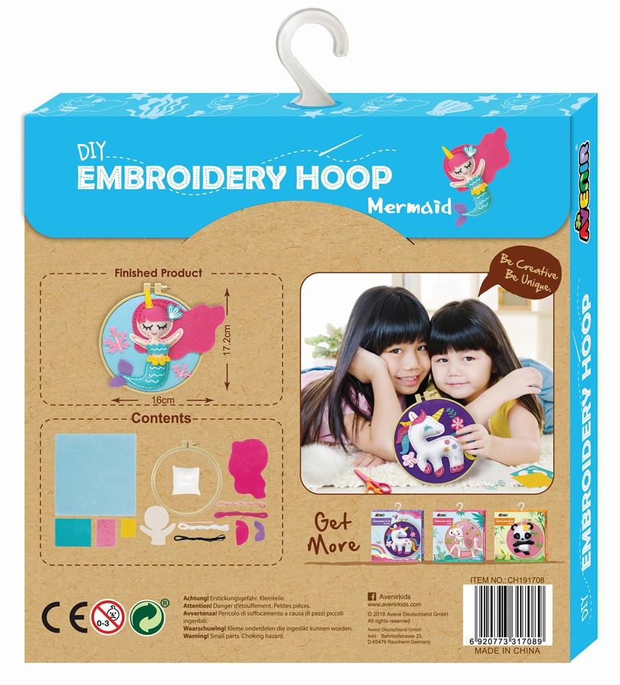 AVENIR - EMBROIDERY HOOP - MERMAID - Toyworld Frankston