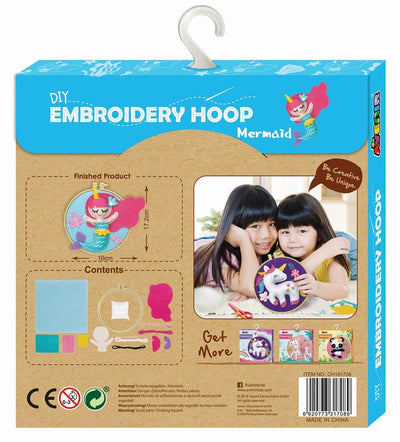 AVENIR - EMBROIDERY HOOP - MERMAID - Toyworld Frankston