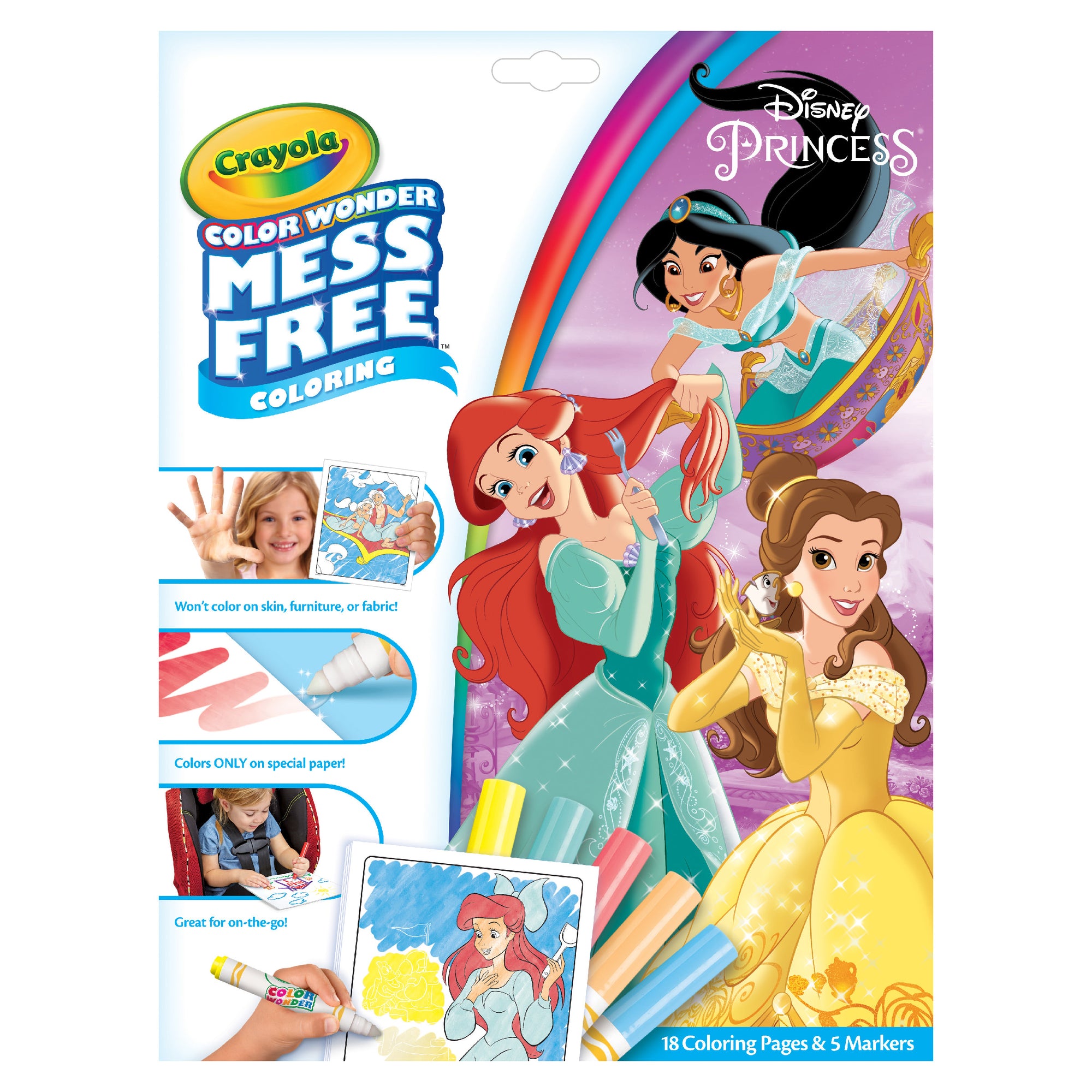 CRAYOLA COLOUR WONDER MESS FREE PRINCESS