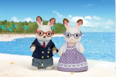 SYLVANIAN FAMILIES CHOCOLATE RABBIT GRANDPARENTS - Toyworld Frankston