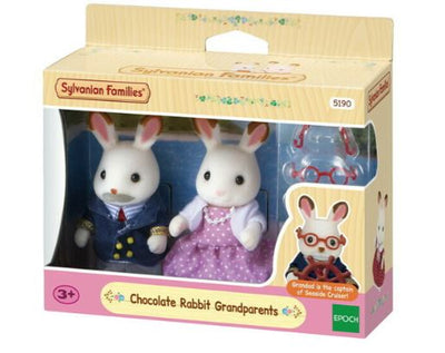 SYLVANIAN FAMILIES CHOCOLATE RABBIT GRANDPARENTS - Toyworld Frankston