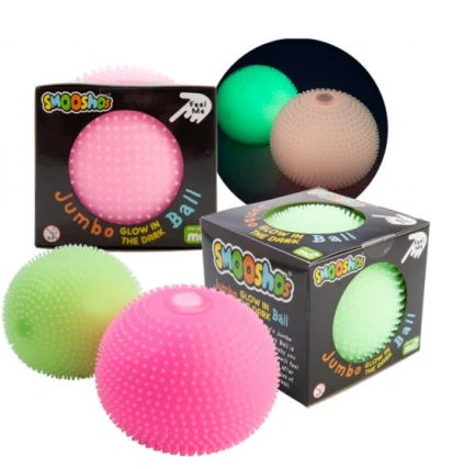 SMOOSHOS JUMBO SPIKEY GLOW IN THE DARK BALL - Toyworld Frankston