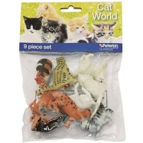 PETERKIN CATS WORLD 9 PIECE FIGURE - Toyworld Frankston
